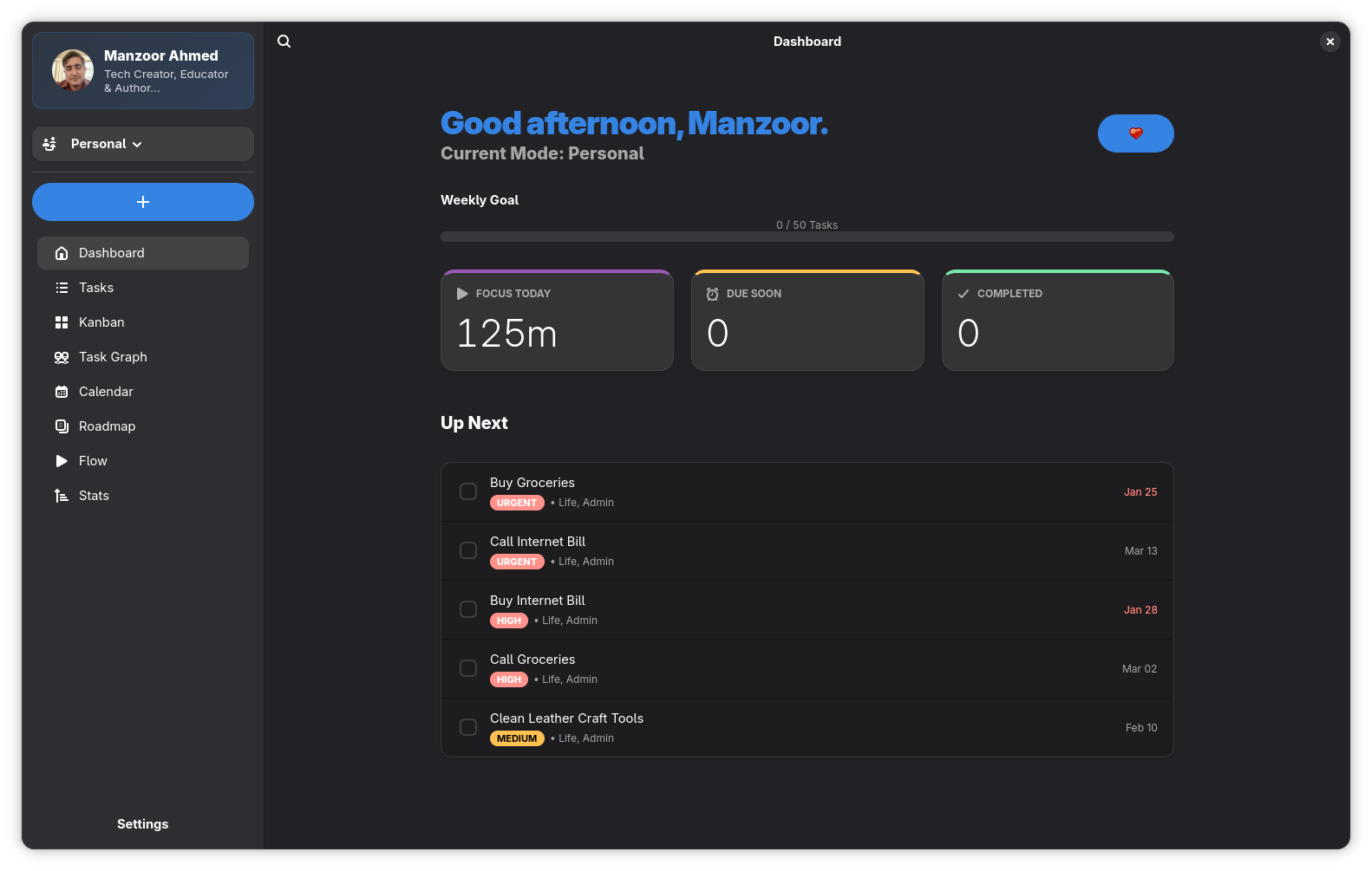 Dark Mode UI