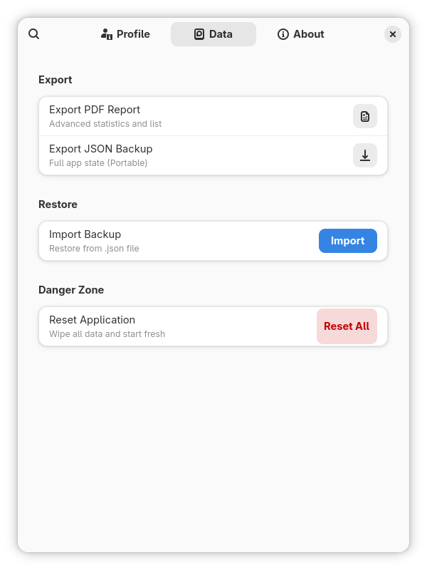 Import Export Tools
